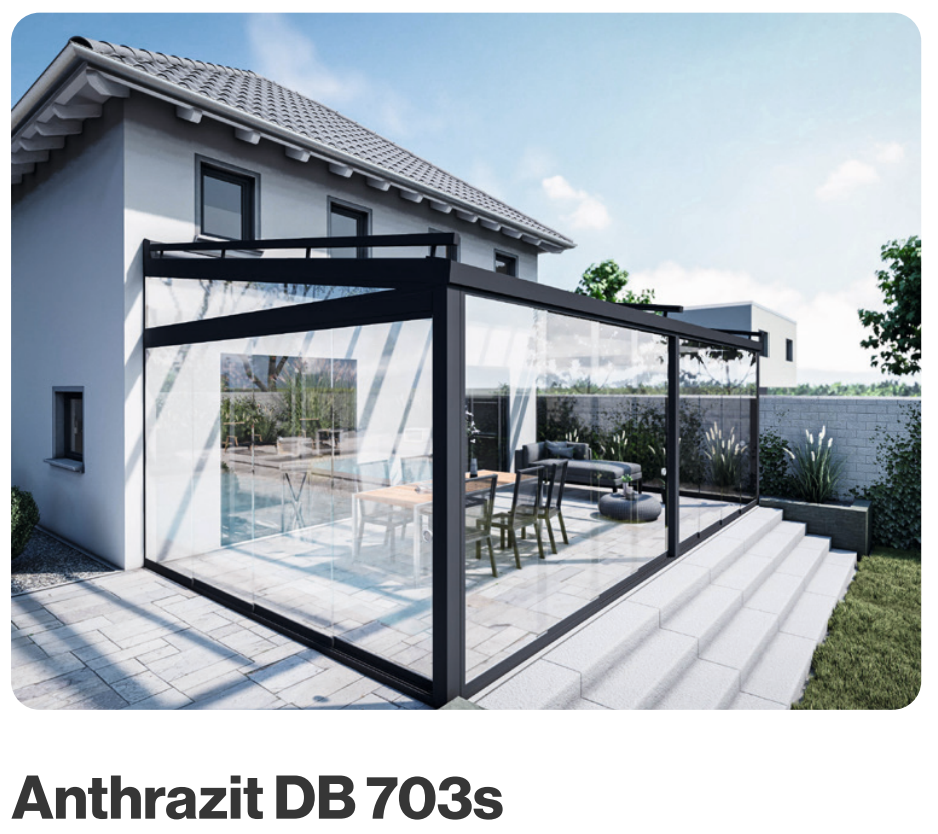 Wintergarten Farbe Antrazit